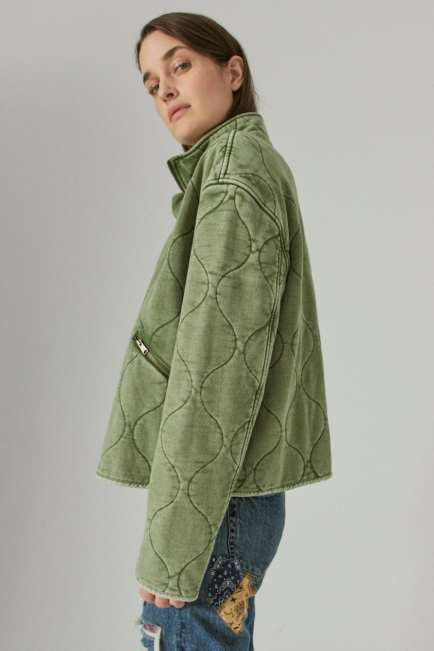 WASHED QUILTED JACKET, image 4