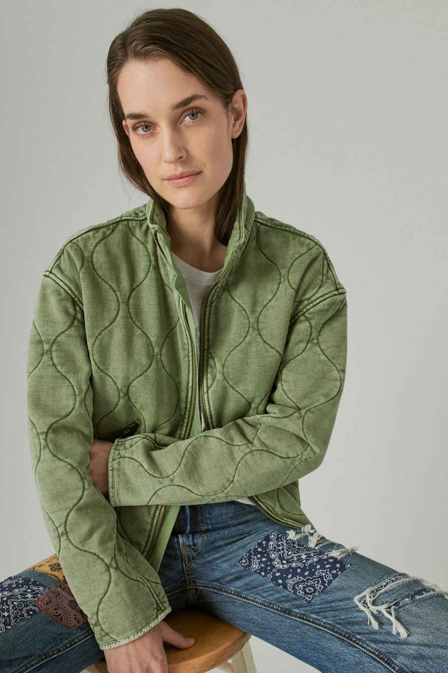 WASHED QUILTED JACKET, image 6