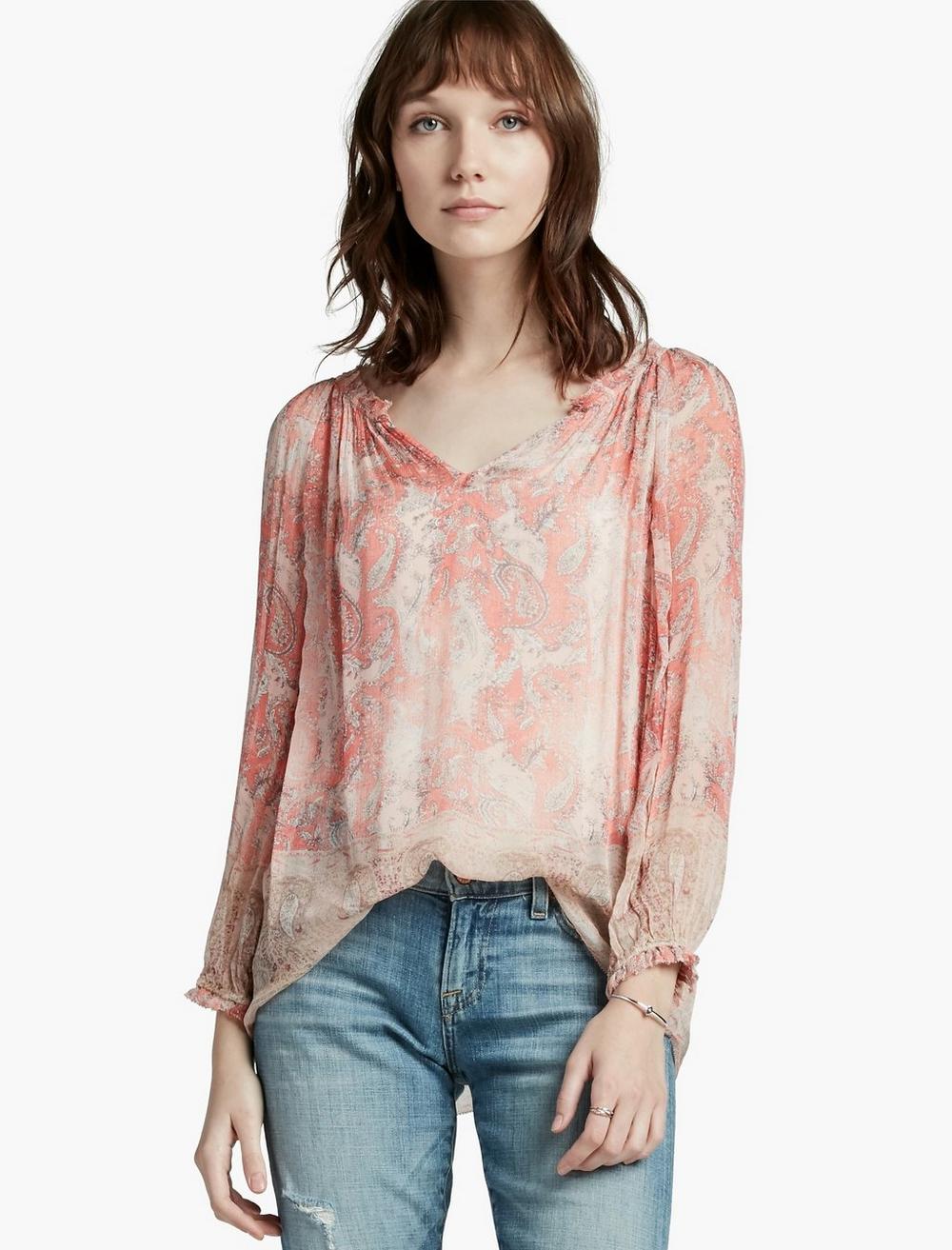 FADED PAISLEY TOP | Lucky Brand