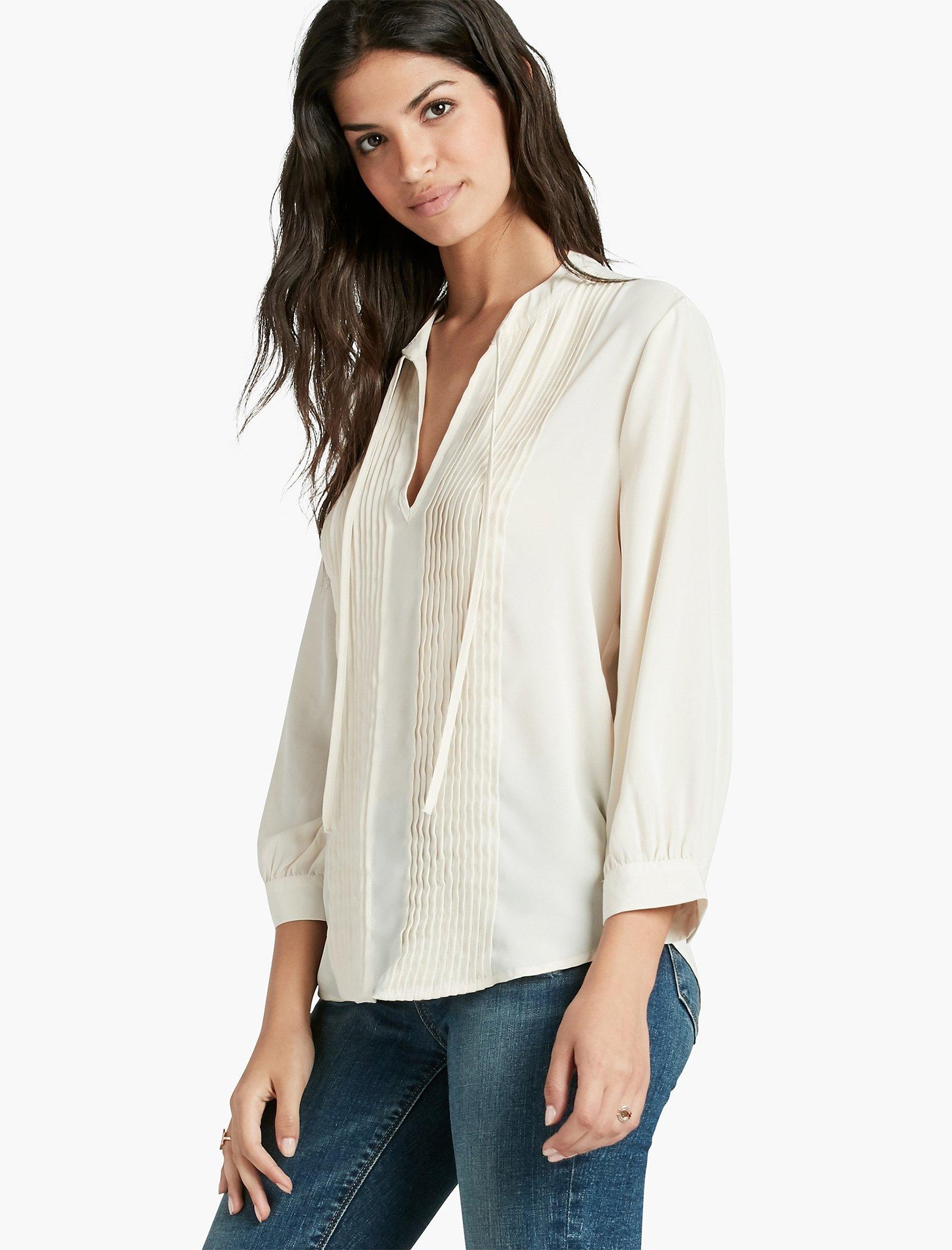 PLEATED BLOUSE | Lucky Brand