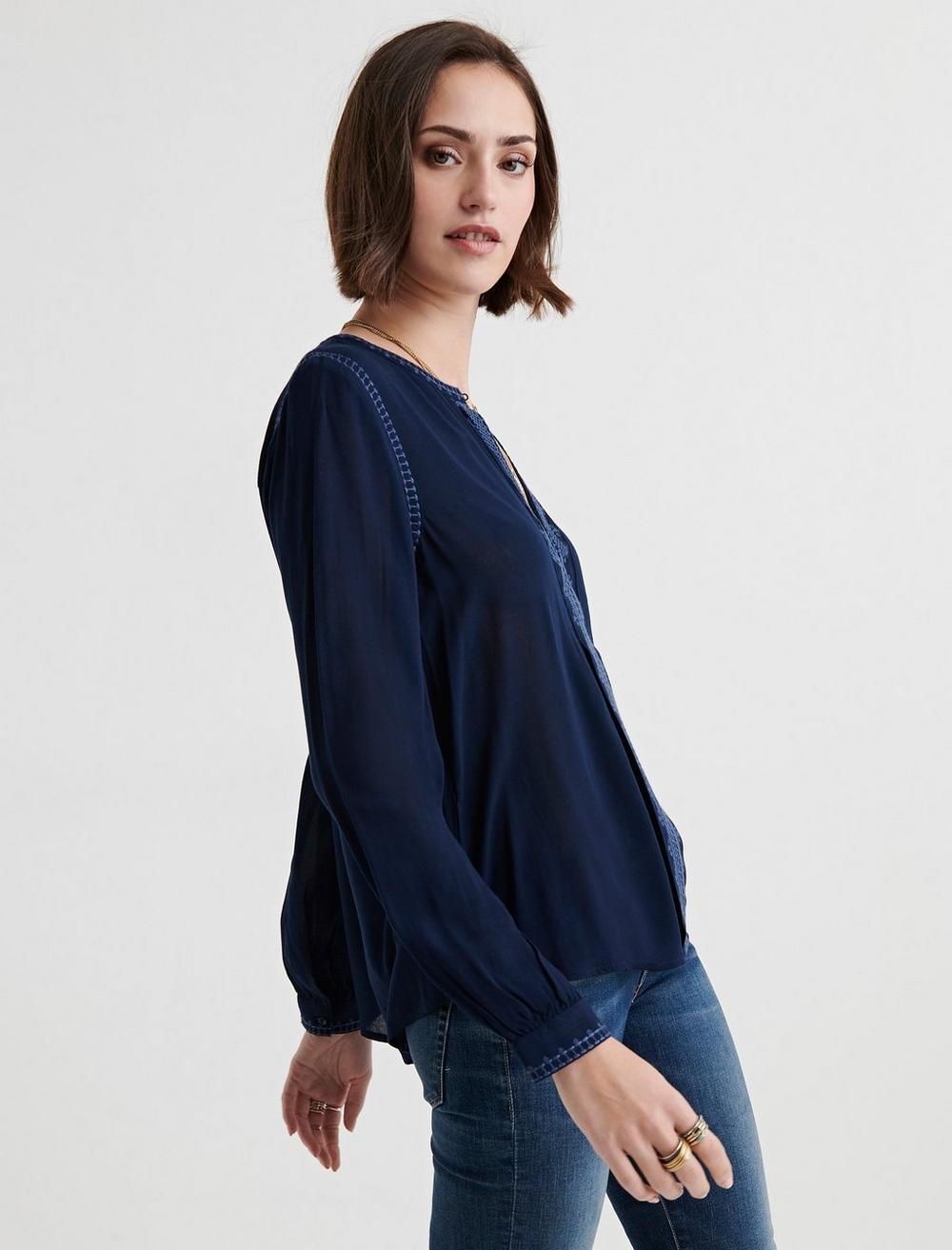 EMBROIDERED TOP | Lucky Brand