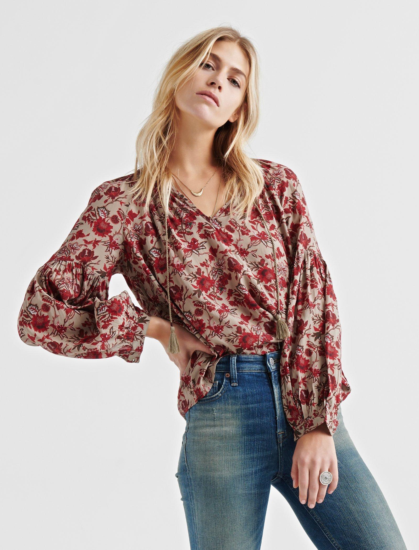 FLORAL PEASANT TOP | Lucky Brand