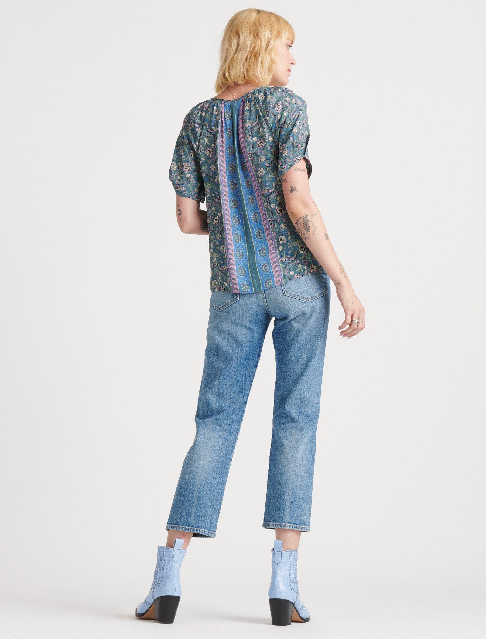 Printed Puff Sleeve Top | Lucky Brand