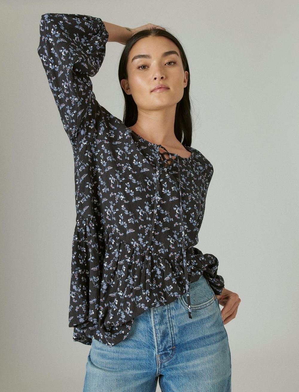 FLORAL PRINTED TUNIC, image 1