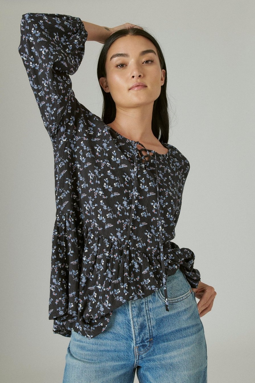FLORAL PRINTED TUNIC, image 1