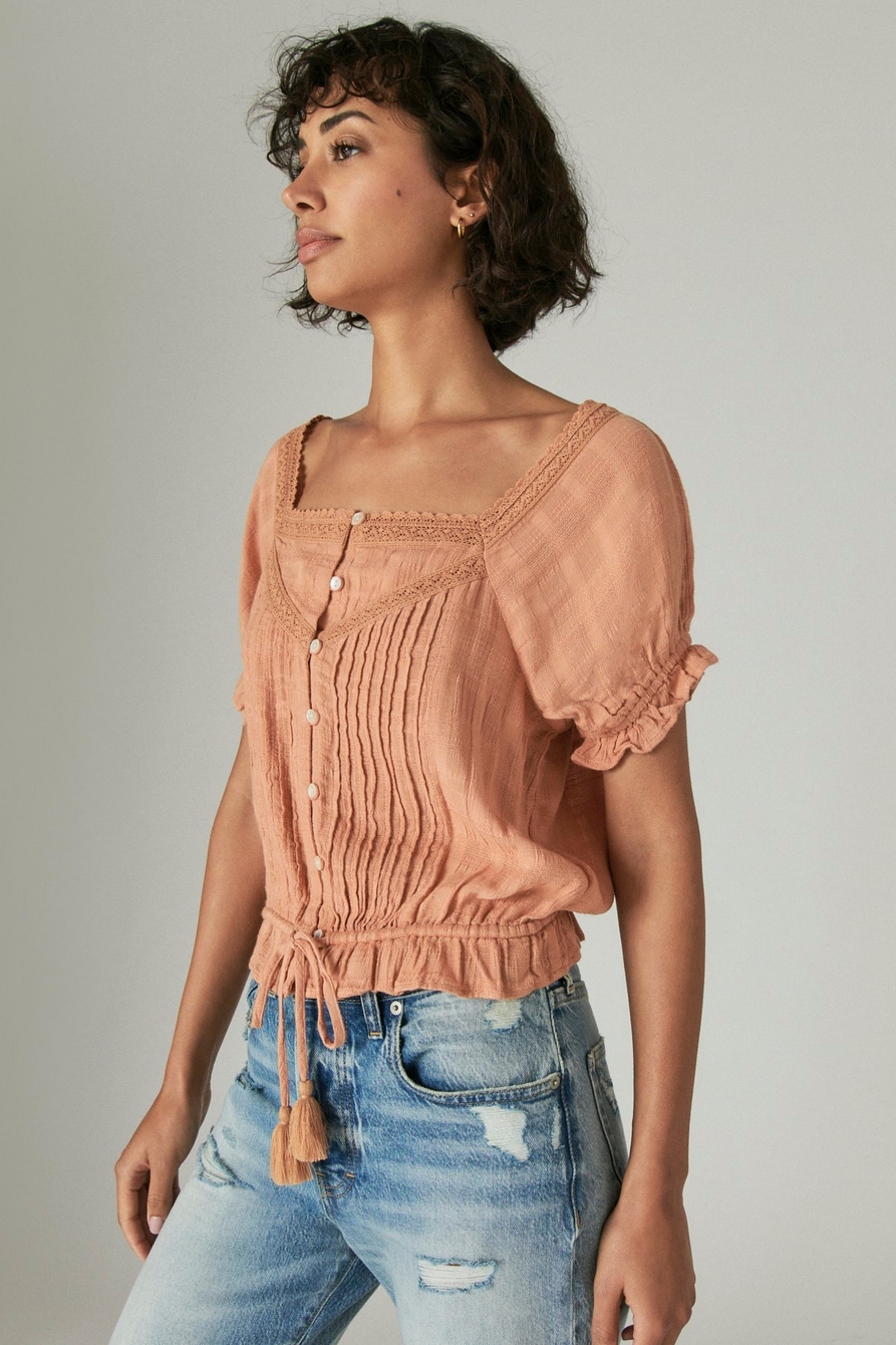 Lucky Brand Short-sleeve tops for Women, Online Sale up to 72% off