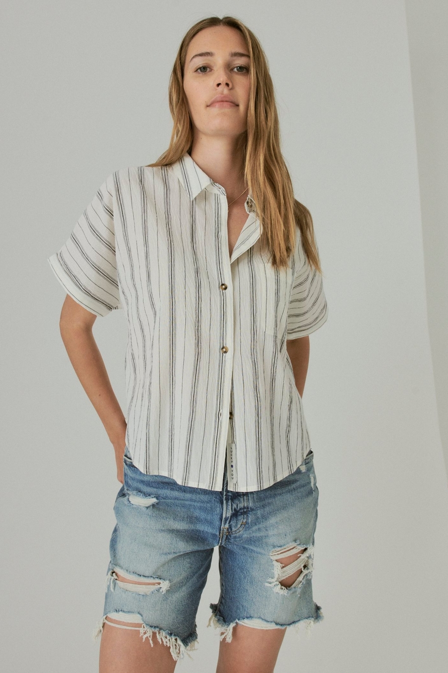 RELAXED PRINTED WORKWEAR SHIRT, image 2