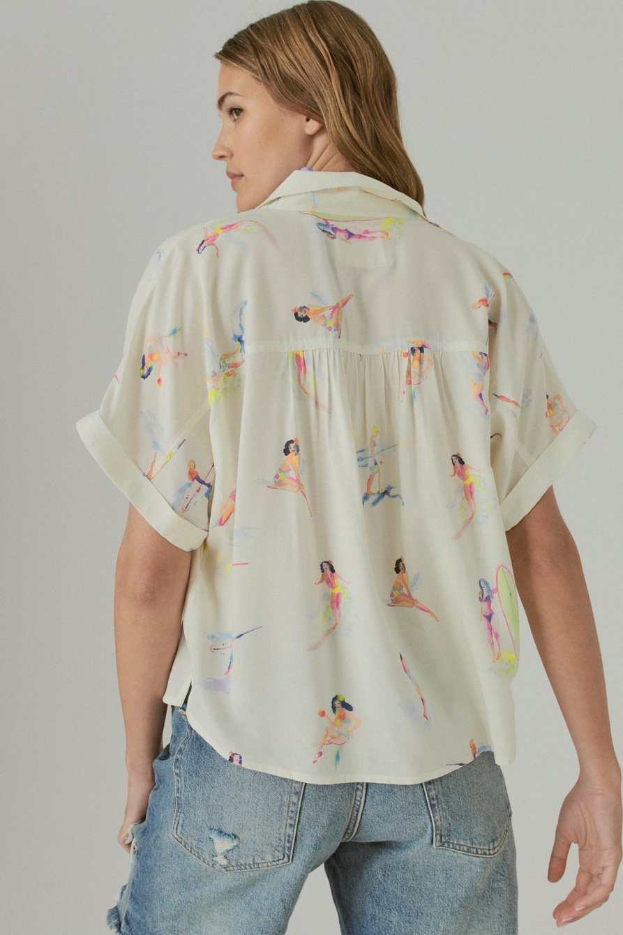 RELAXED PRINTED WORKWEAR SHIRT, image 3
