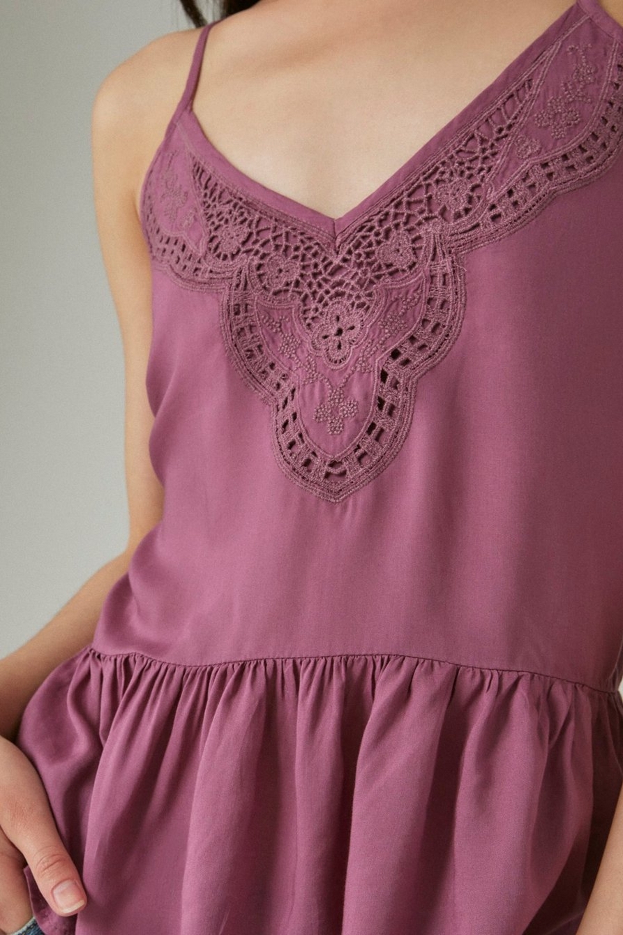 EMBROIDERED CAMI, image 4