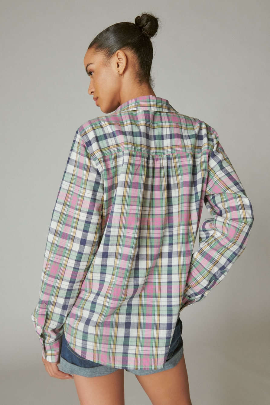 Lucky Brand Rose Button Down Shirts