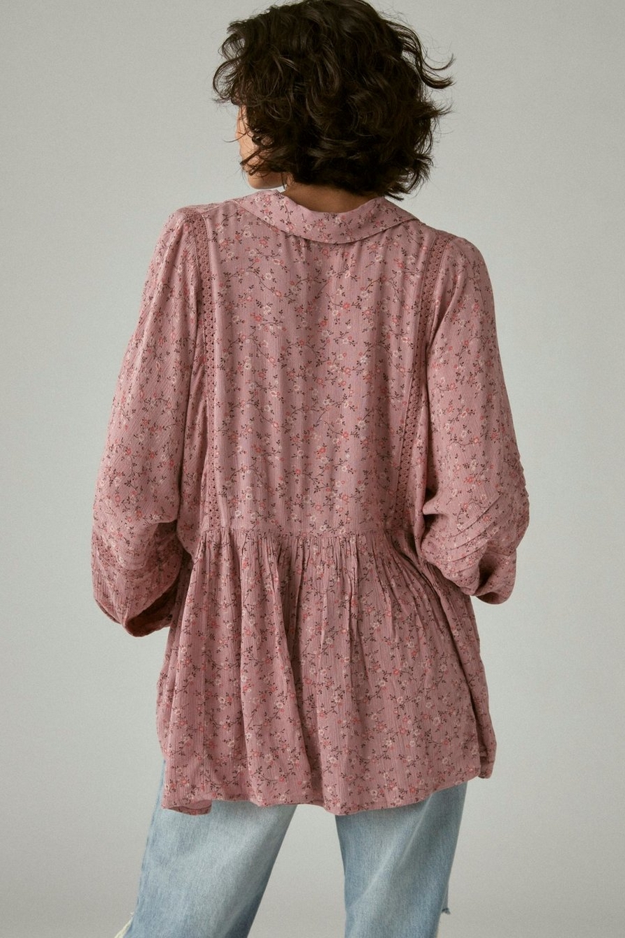 FLORAL POPOVER BLOUSE, image 2