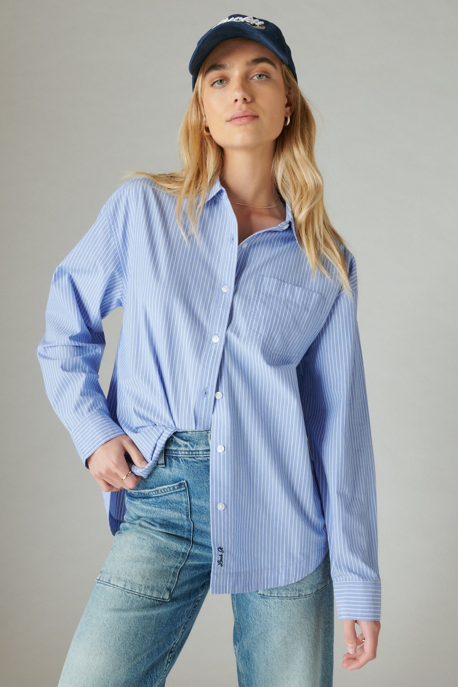 THE OVERSIZED POPLIN BUTTON DOWN, image 1