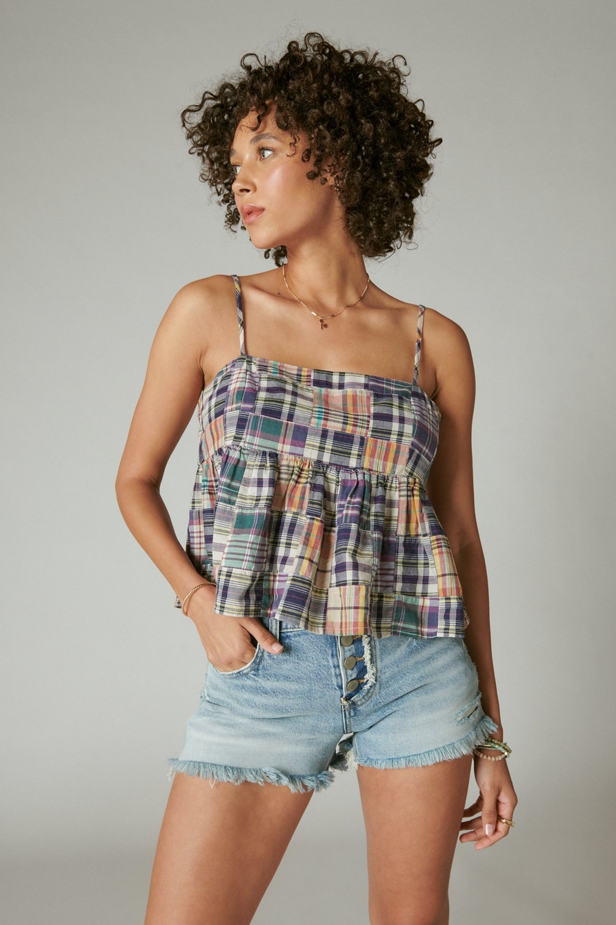 HERITAGE PATCHWORK CAMI | Lucky Brand