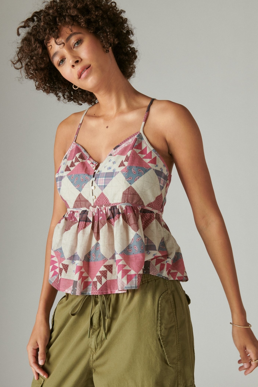 Laura Ashley Printed Patchwork Cami, image 2