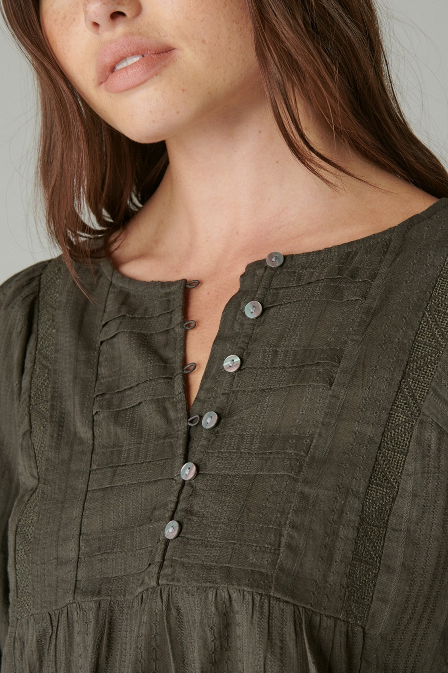 LONG SLEEVE EMBROIDERED TUNIC, image 2