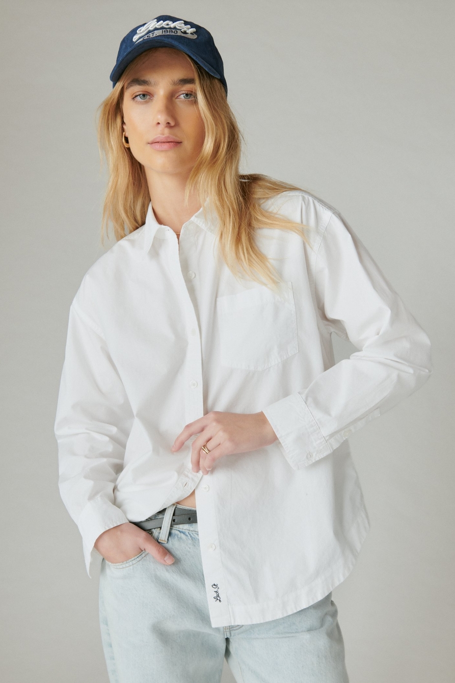 THE OVERSIZED POPLIN BUTTON DOWN, image 1