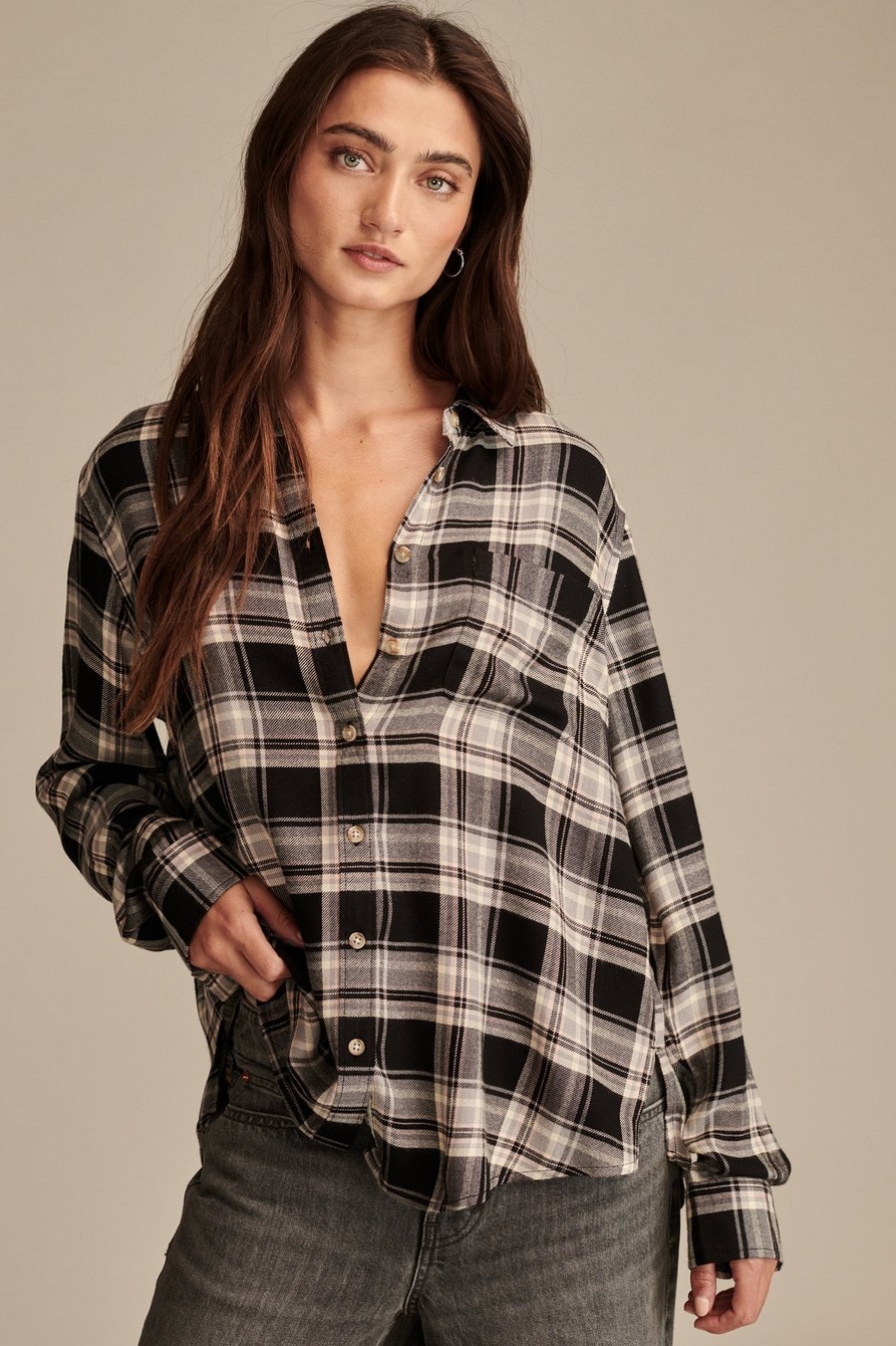 Lucky Brand button down soft flannel plaid shirt  Plaid flannel shirt, Plaid  flannel, Lucky brand