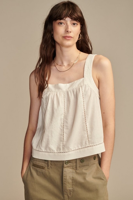 Lucky Brand Womens Velvet Burnout Henley Shirt, Off-White, X-Large