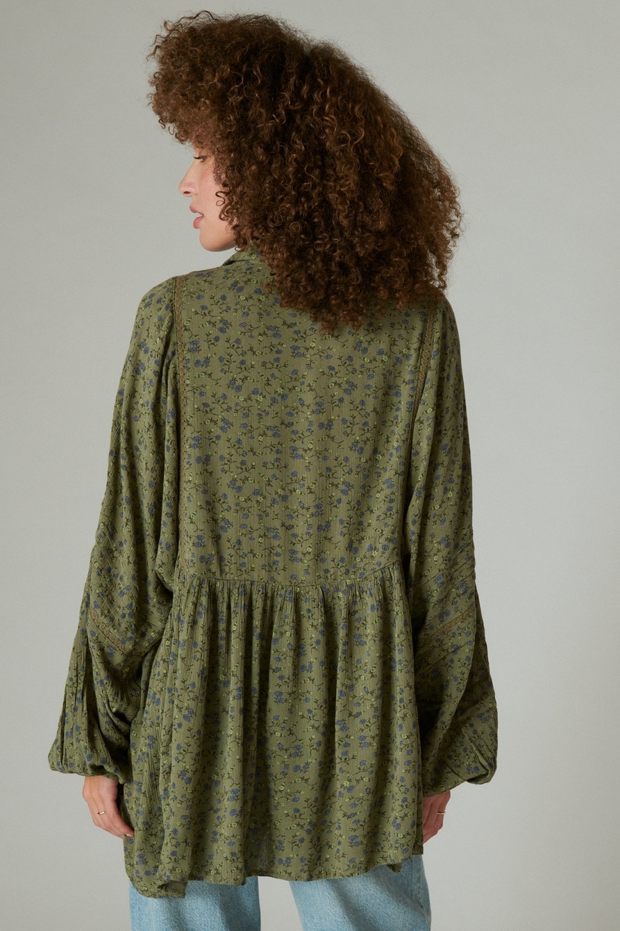 FLORAL POPOVER BLOUSE, image 2