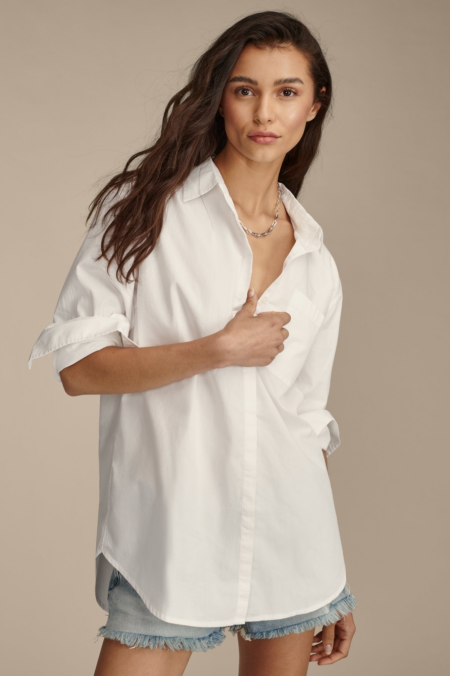 OVERSIZED BUTTON BACK TOP, image 3