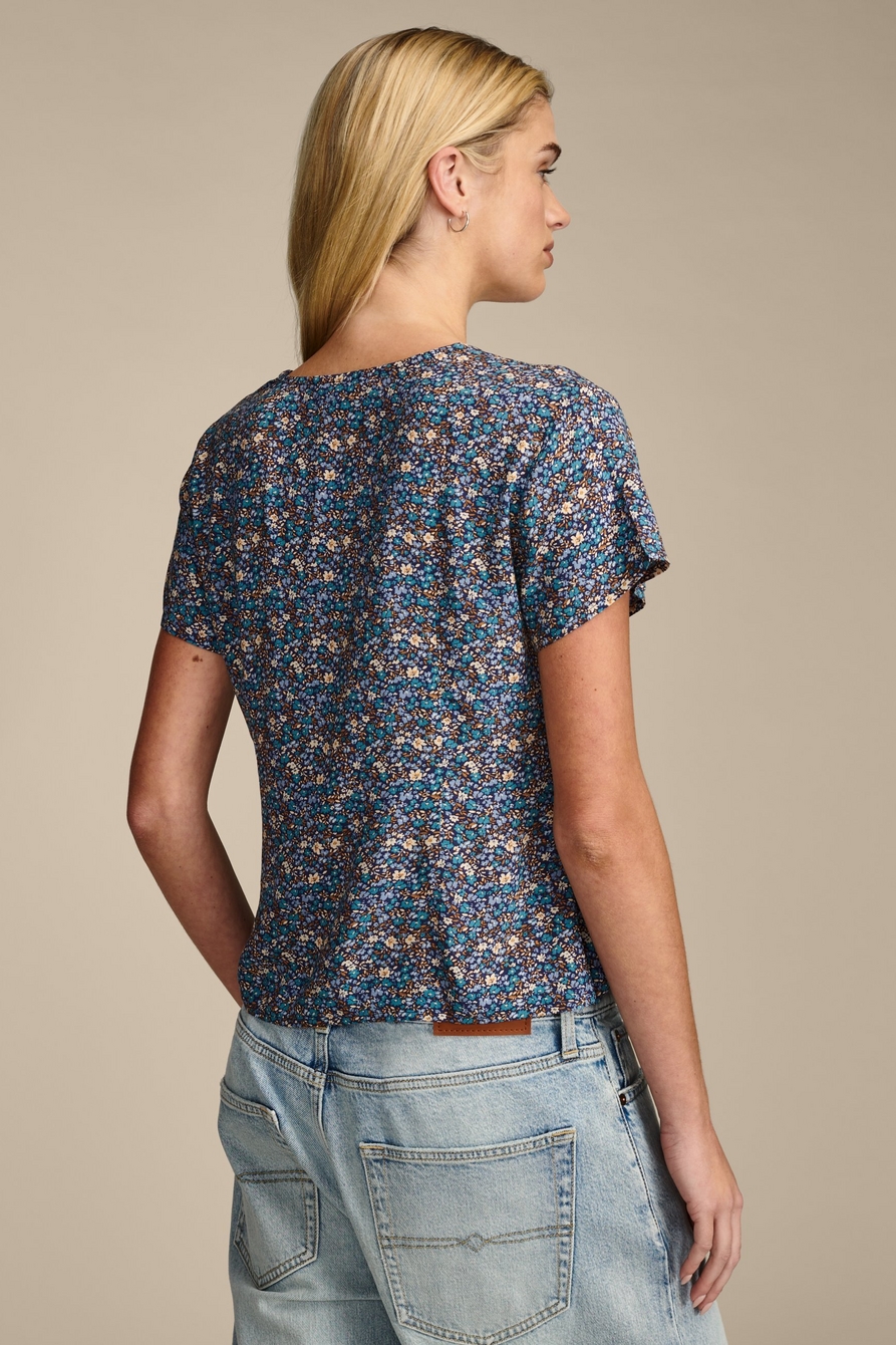 PRINTED BUTTON FRONT TOP, image 3