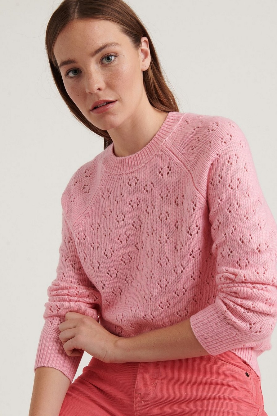 EMILY POINTELLE PULLOVER SWEATER