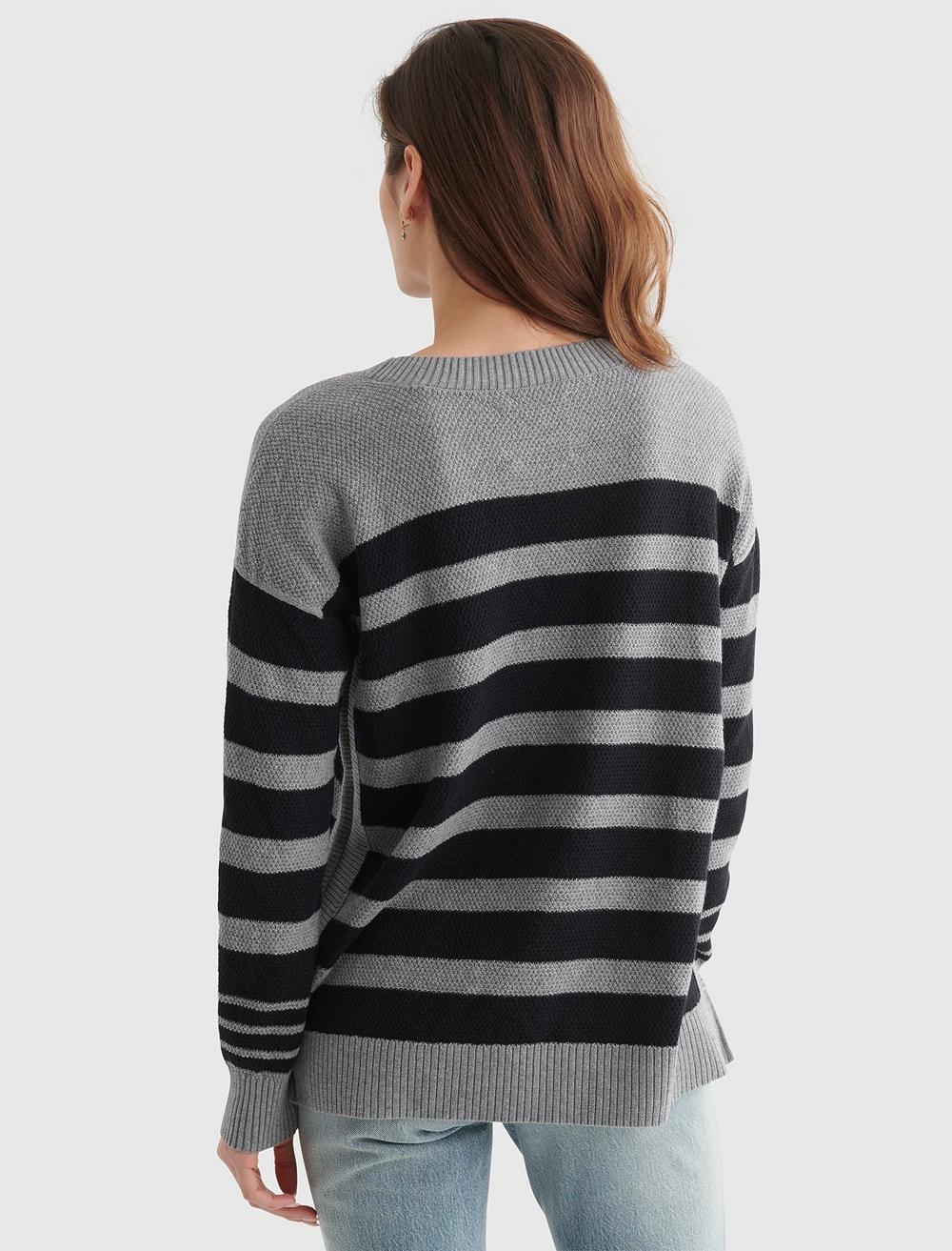 TEXTURED KNIT SWEATER, image 4