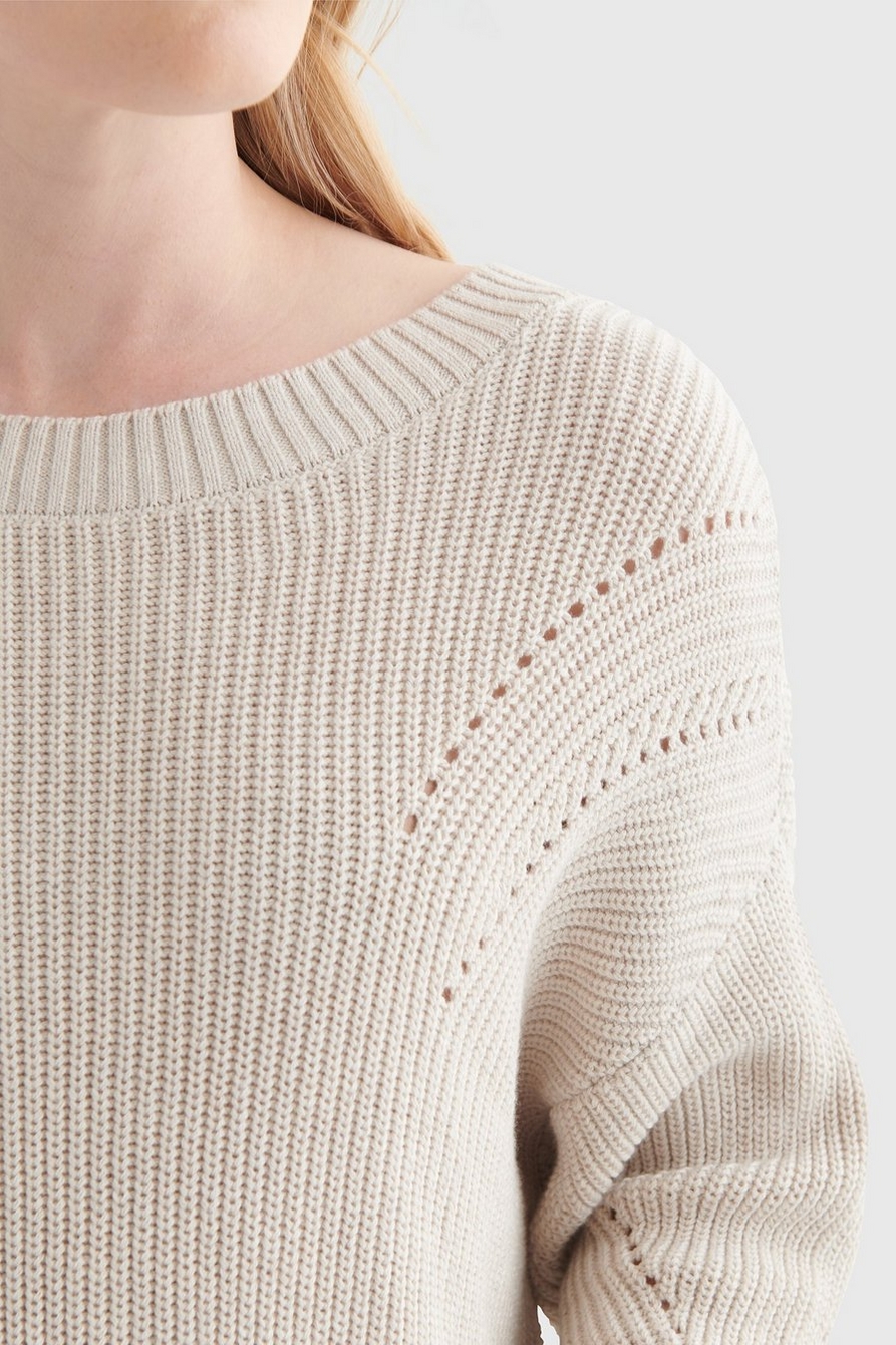 CROPPED RIB-KNIT PULLOVER REVERSIBLE SWEATER, image 4