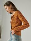 CABLE CARDIGAN TOP, image 3