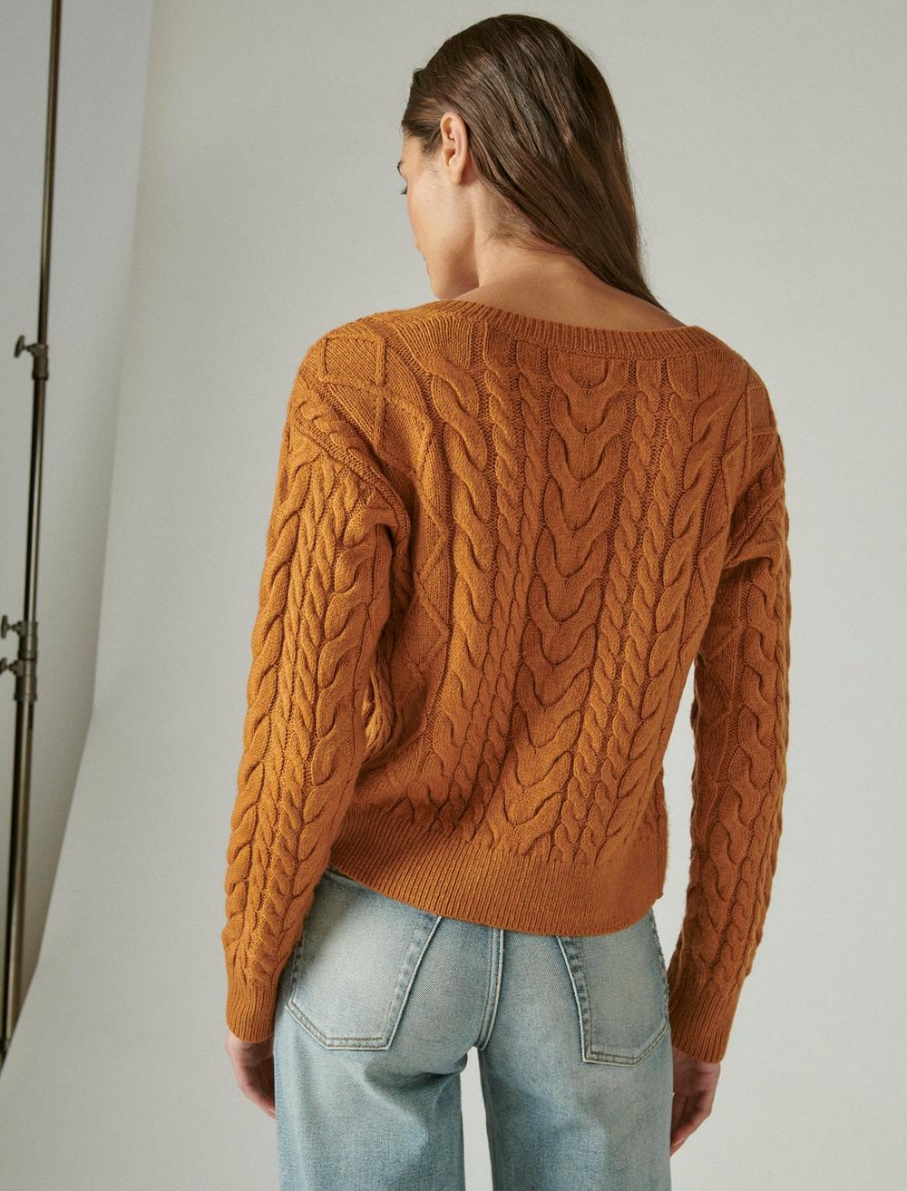 CABLE CARDIGAN TOP, image 4