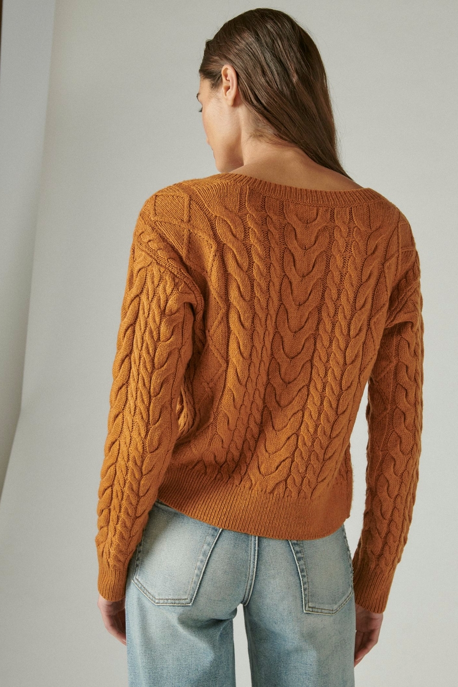 CABLE CARDIGAN TOP, image 4