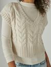 CABLE SWEATER VEST, image 5