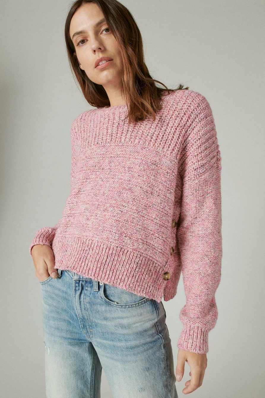 BUTTON SIDE PULLOVER, image 1