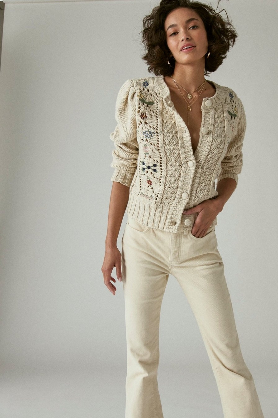 EMBROIDERED CARDIGAN, image 1