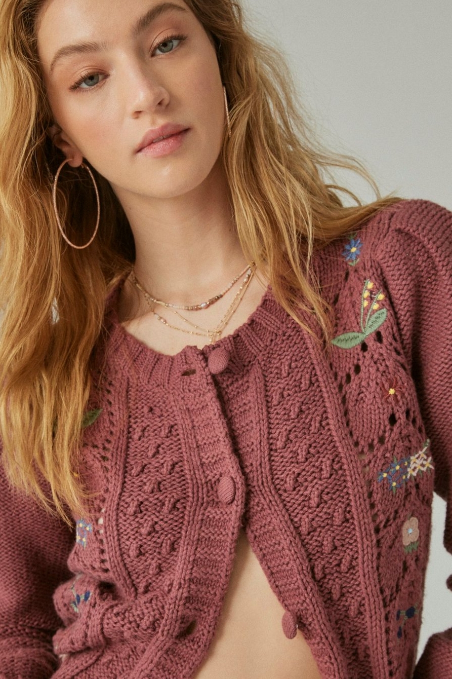 EMBROIDERED CARDIGAN, image 4