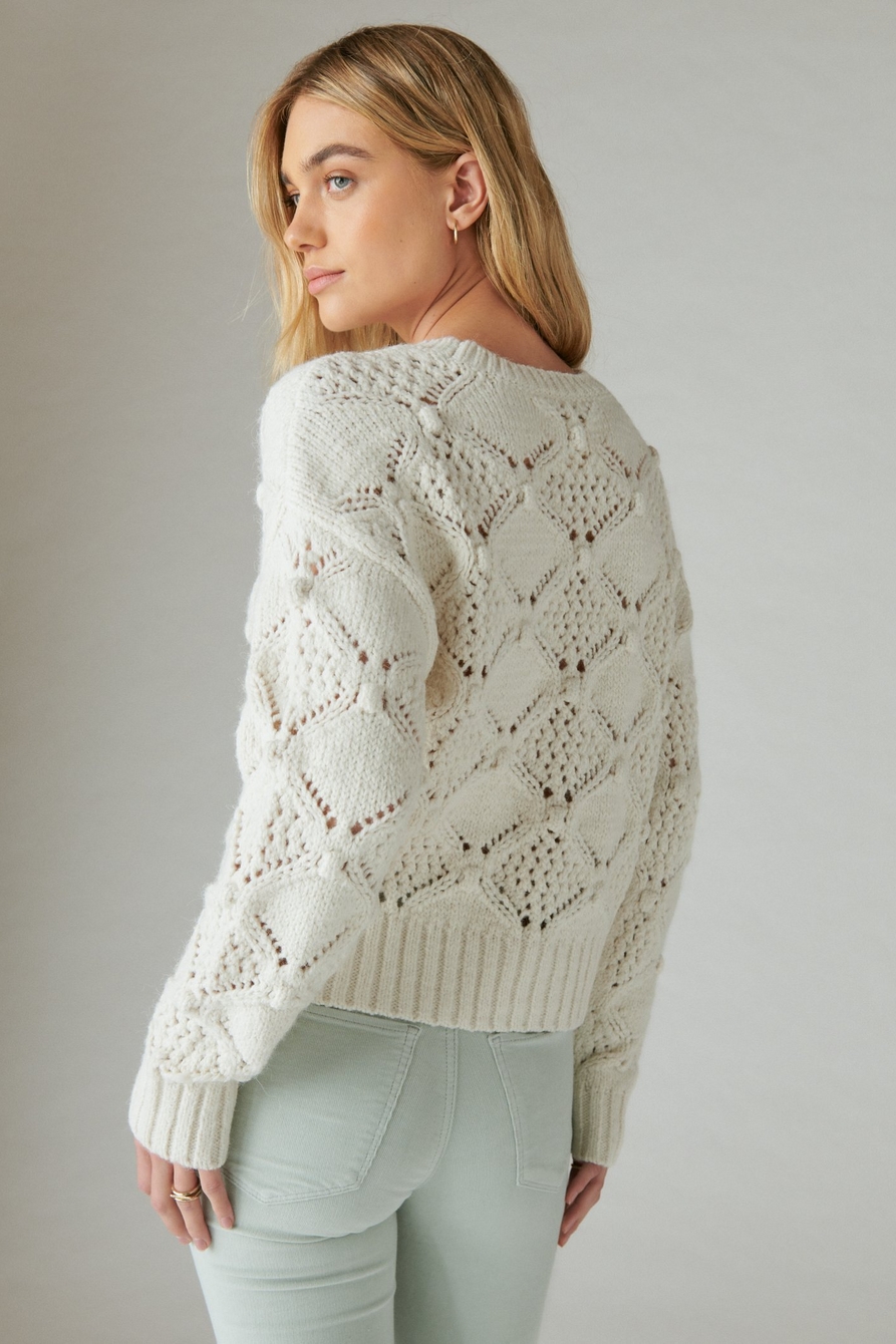 OPEN STITCH PULLOVER SWEATER, image 3