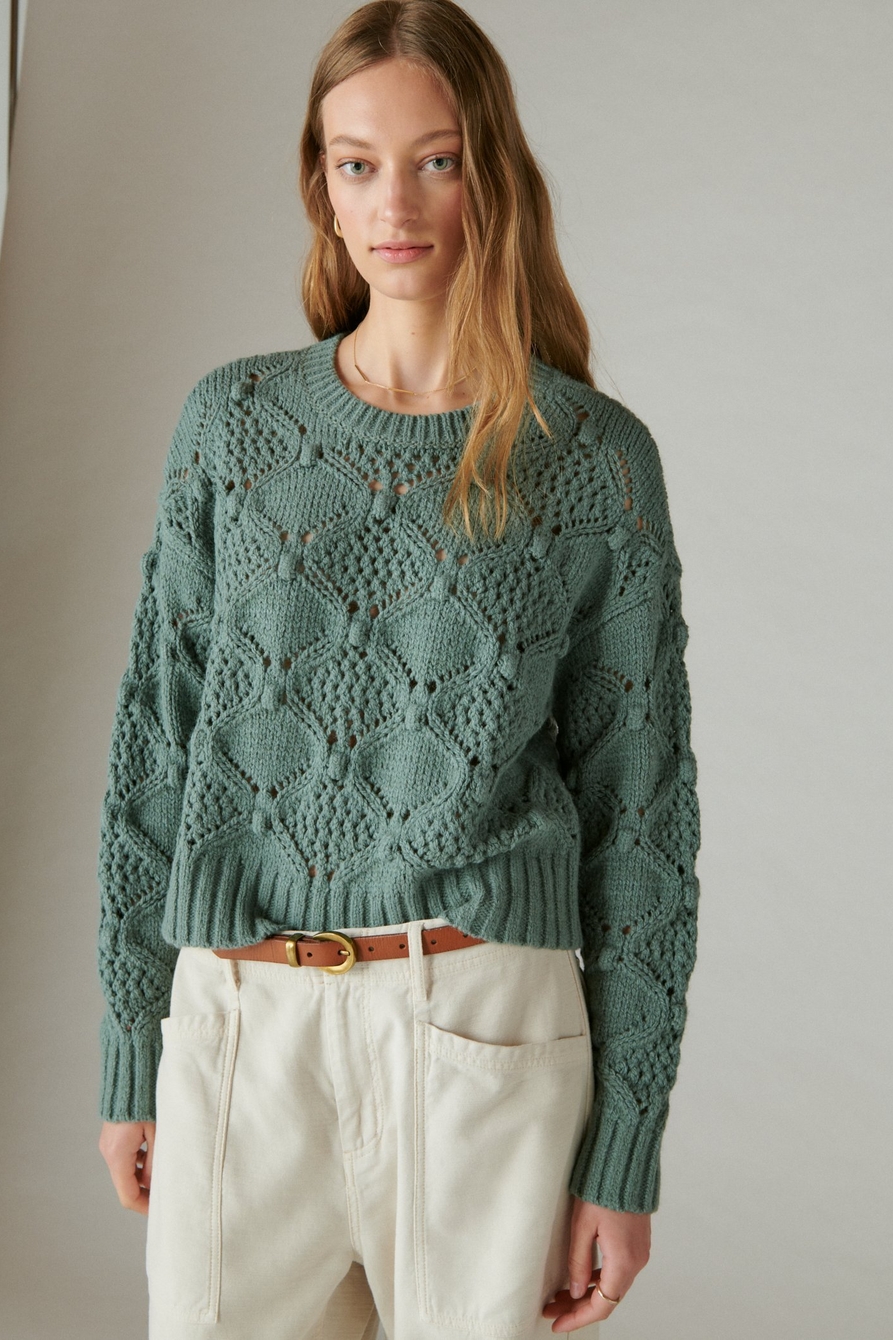 OPEN STITCH PULLOVER SWEATER, image 3
