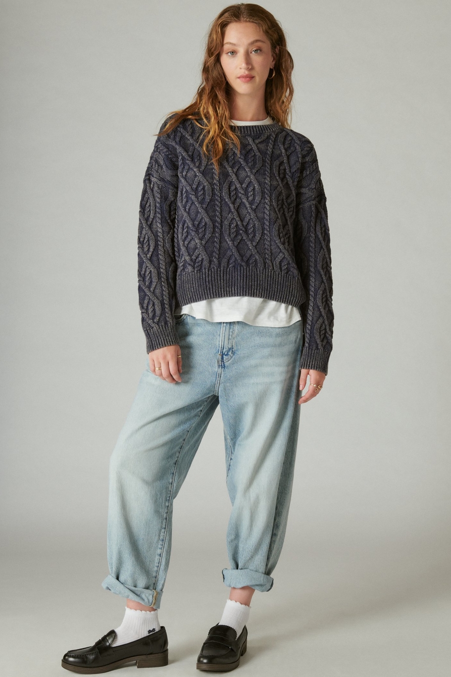 CABLE STITCH PULLOVER, image 1
