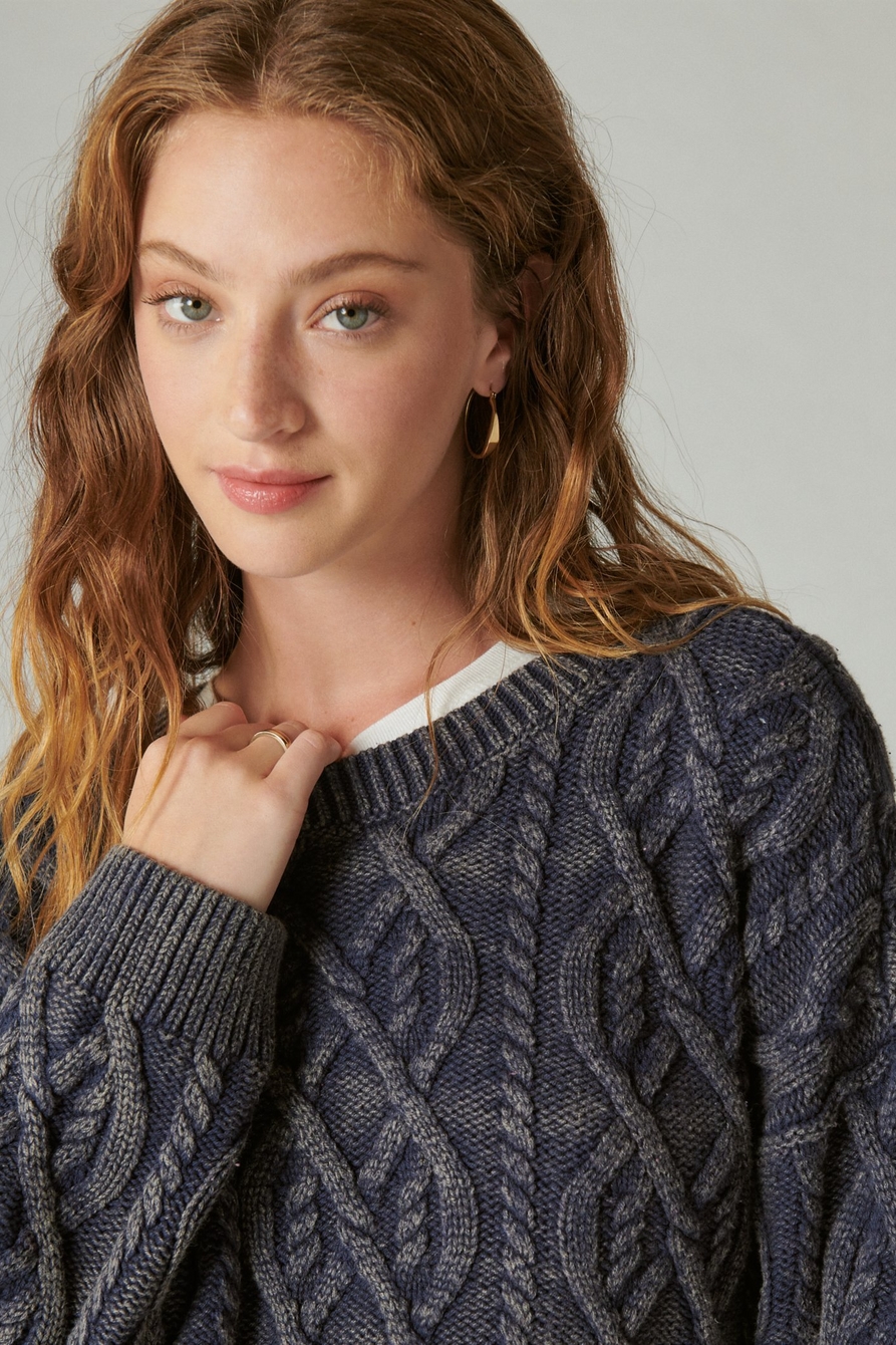 CABLE STITCH PULLOVER, image 4