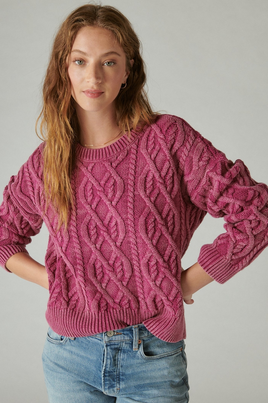 CABLE STITCH PULLOVER, image 2