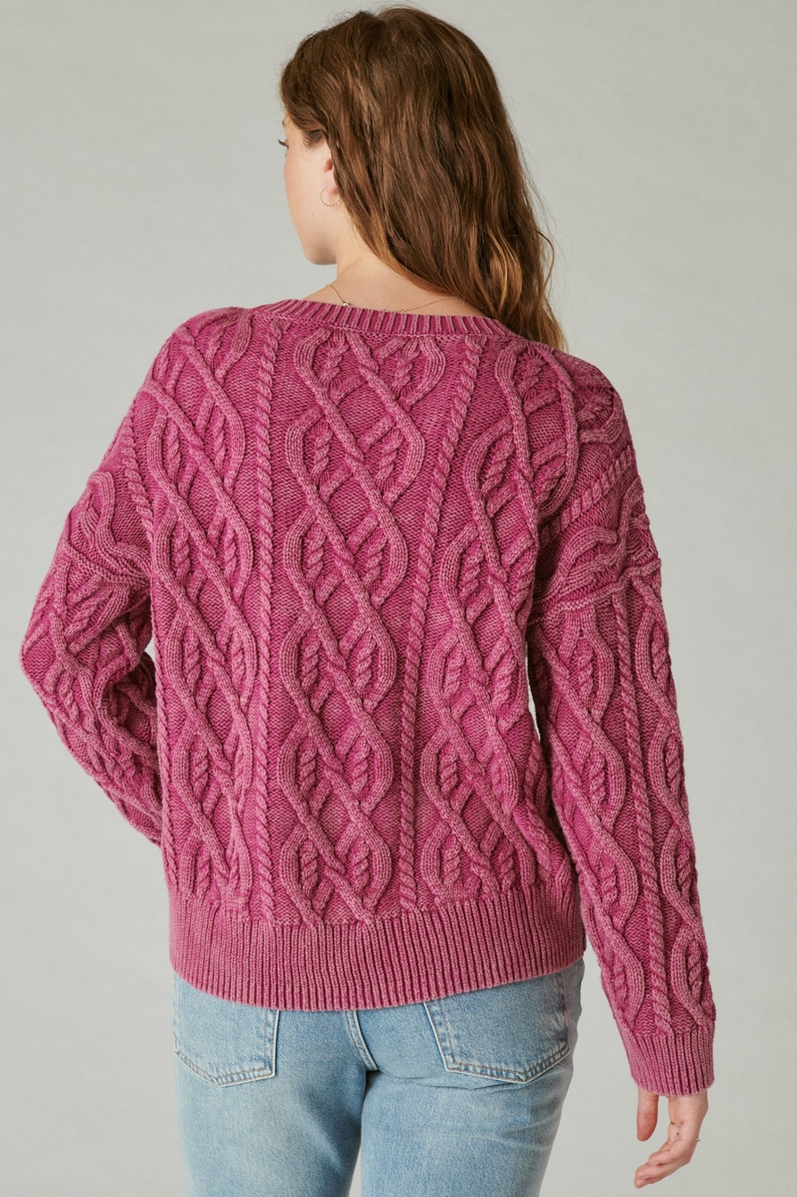 CABLE STITCH PULLOVER, image 3