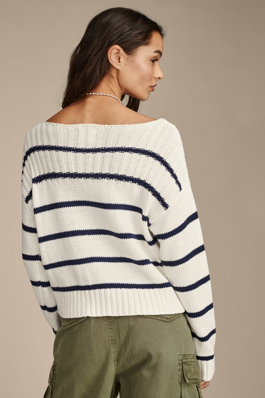 STRIPED PULLOVER SWEATER, image 3