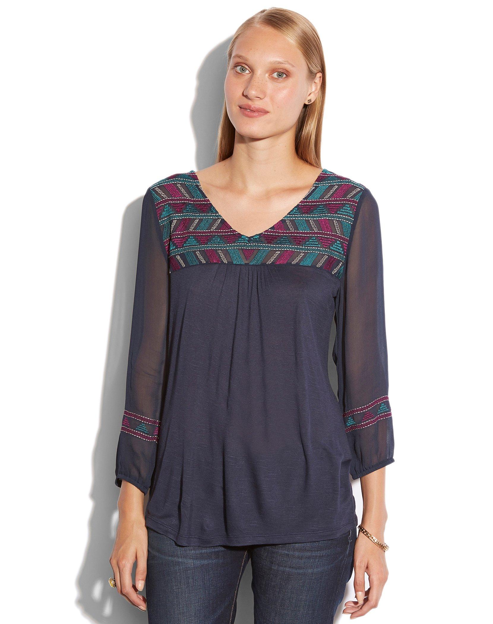 BELLA EMBROIDERED TOP | Lucky Brand