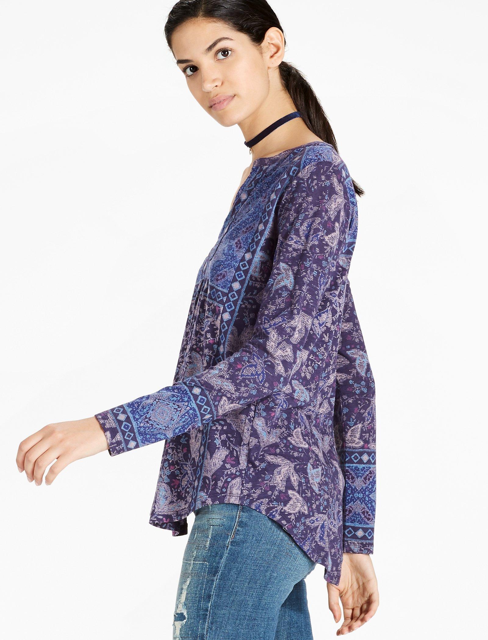 PLACED PRINT TOP | Lucky Brand