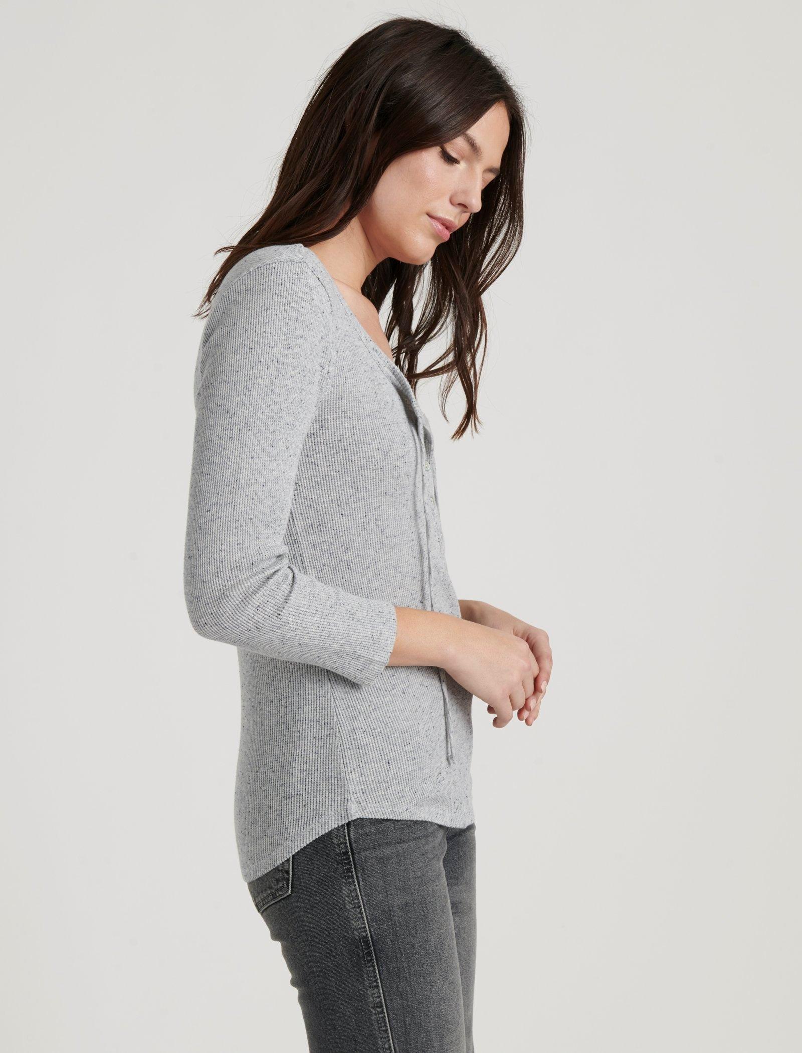 Buy Lucky Brand Women's Allover Embroidered Thermal Top Online at