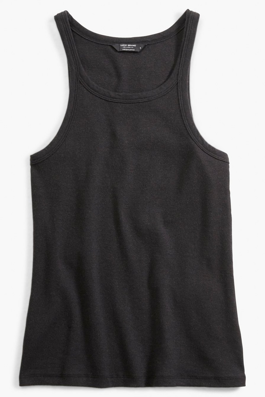 Lucky Brand Mens Muscle Tee tank top white Size L MSRP $40 