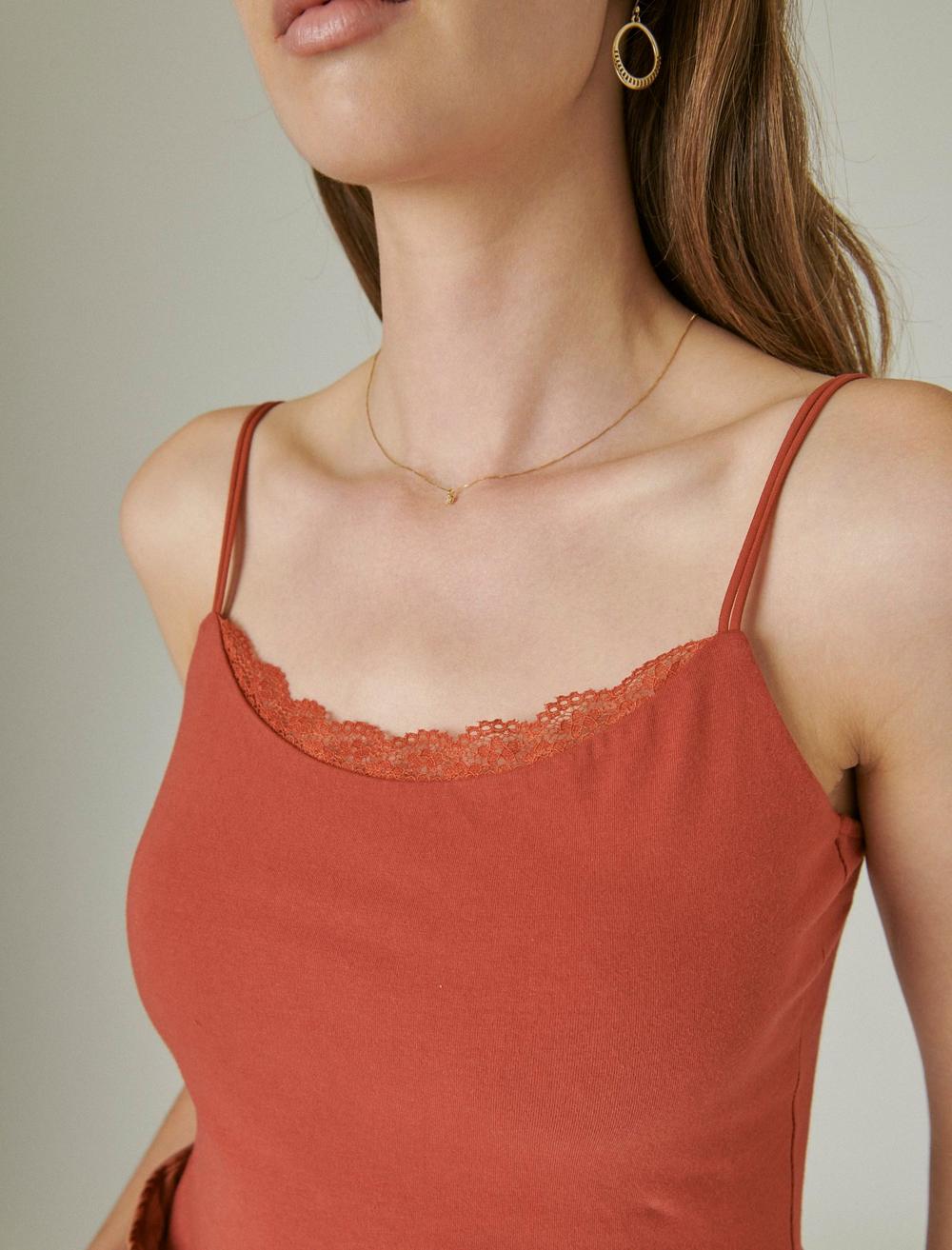 BUNGEE CAMI WITH LACE, image 4