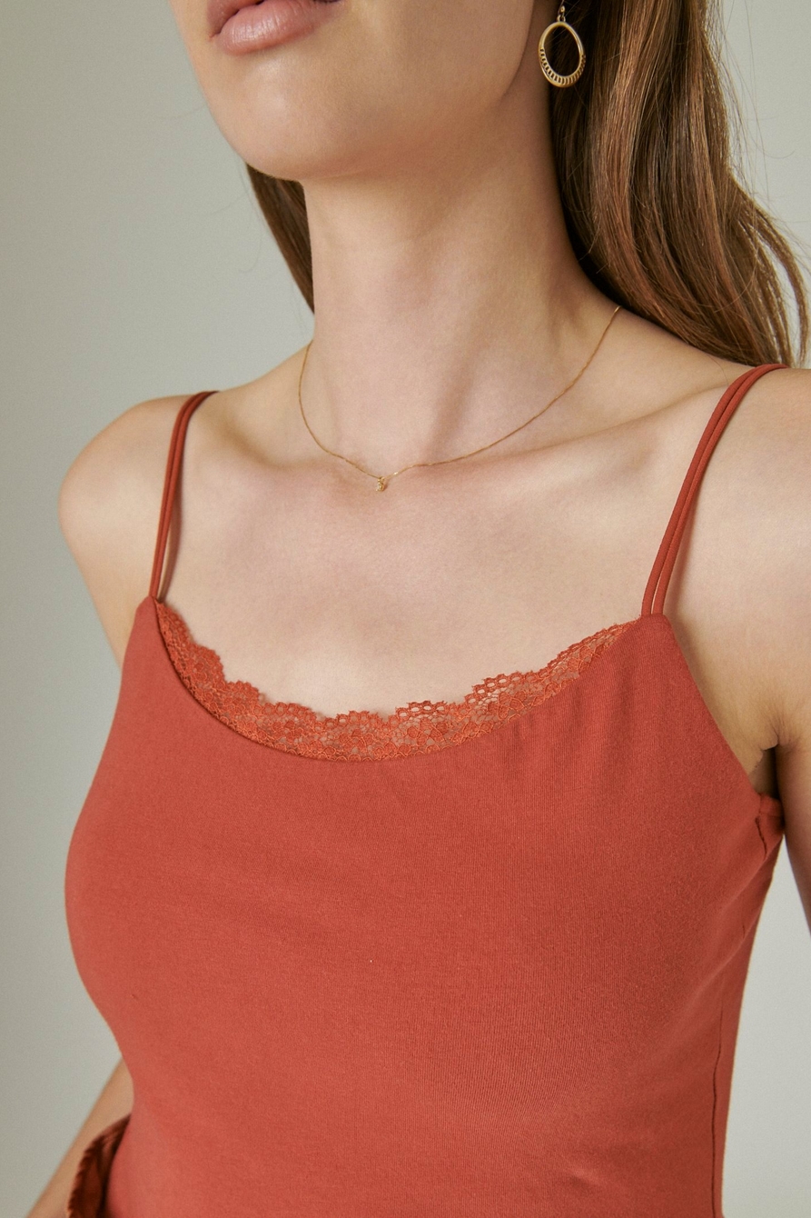 BUNGEE CAMI WITH LACE, image 4