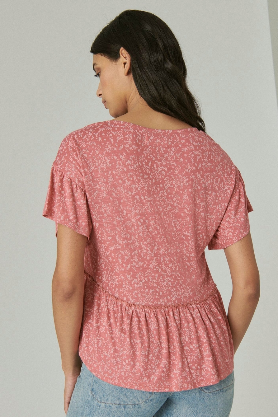 SHORT SLEEVE BUTTON TOP, image 4