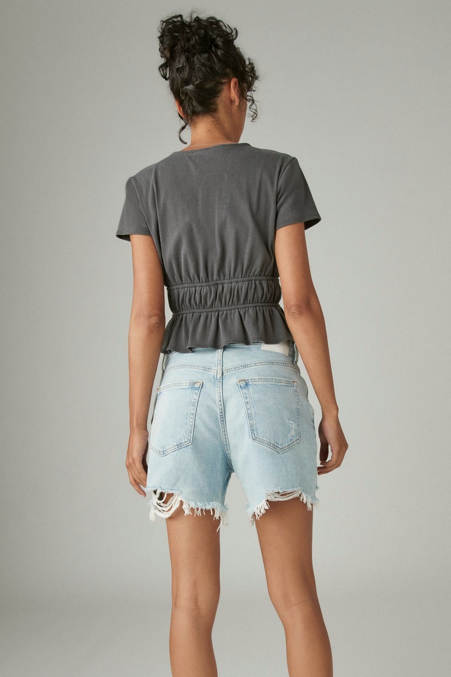 CINCHED FLIRTY TOP, image 2
